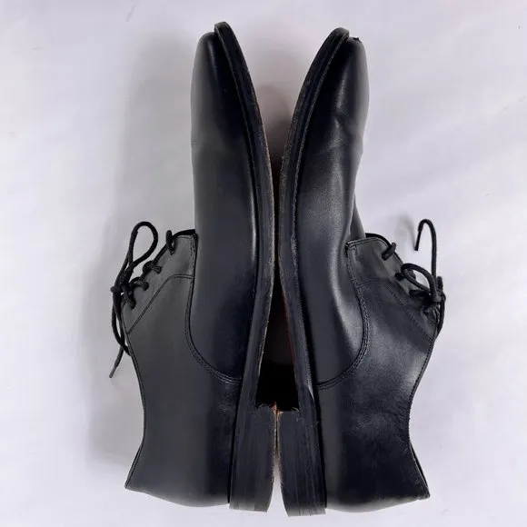 Cole Haan Black Leather Cambridge Plain Oxford Derby Mens Dress Shoes Size 11