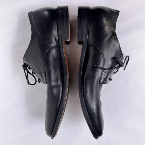 Cole Haan Black Leather Cambridge Plain Oxford Derby Mens Dress Shoes Size 11