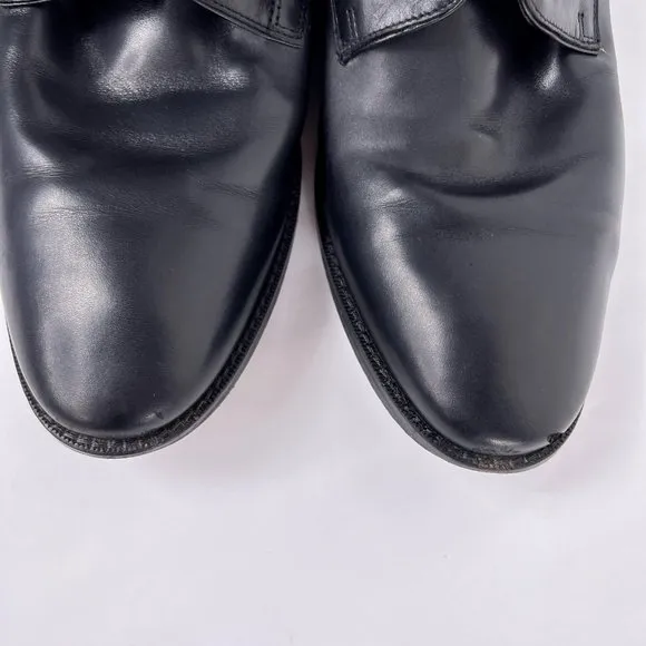 Cole Haan Black Leather Cambridge Plain Oxford Derby Mens Dress Shoes Size 11