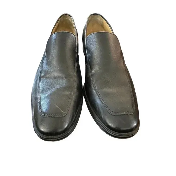 Cole‎ Haan C12329 Dalton 2 Gore Black Leather Slip on Dress Shoes Size 8.5M
