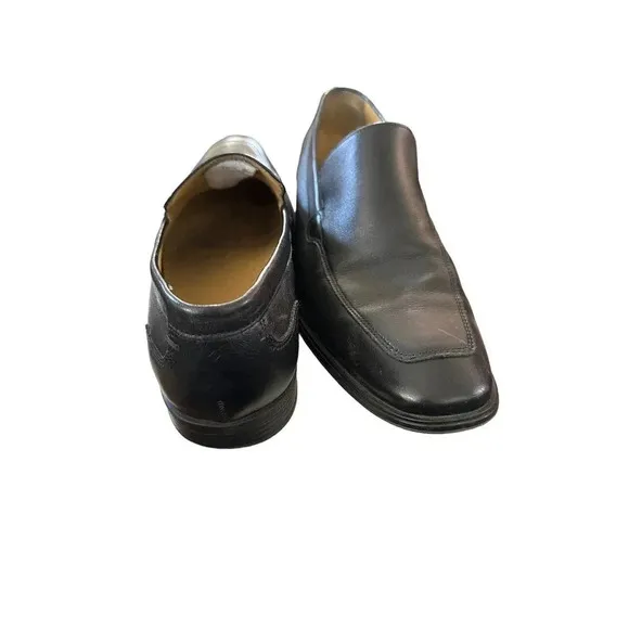 Cole‎ Haan C12329 Dalton 2 Gore Black Leather Slip on Dress Shoes Size 8.5M