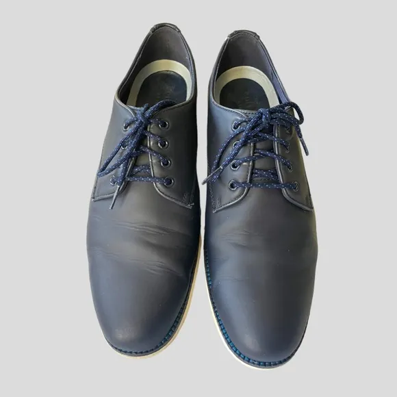 Cole Haan C22766 Mens Blue Grand OS Plain Toe Oxford Casual Shoes