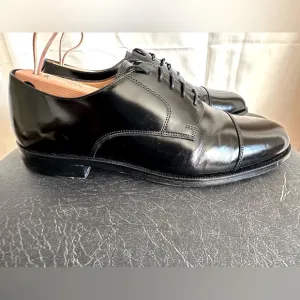 Cole Haan Caldwell black leather shoes - Size 10.5.  With box and shoe bags