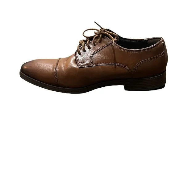 Cole Haan Cap-Toe Leather Derby Shoes Size 8.5