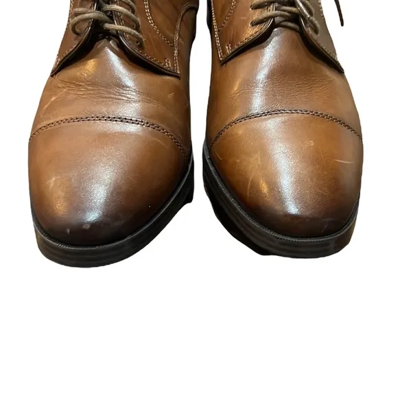 Cole Haan Cap-Toe Leather Derby Shoes Size 8.5