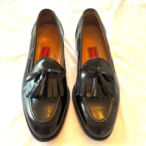 Cole Haan City tassel black leather loafers dress shoes SZ 10. Worn Once