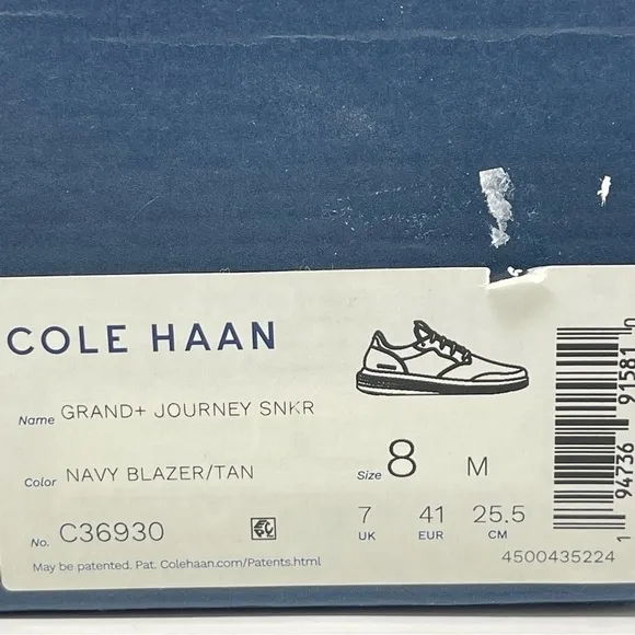 Cole Haan Grand Plus Journey Sneakers Men's Size 8 Dress Casual Shoes NEW