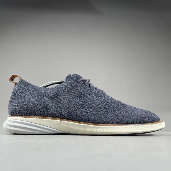Cole Haan GrandEvolution Stitchlite Men’s 11 M Casual Oxford Sneakers Dress Blue