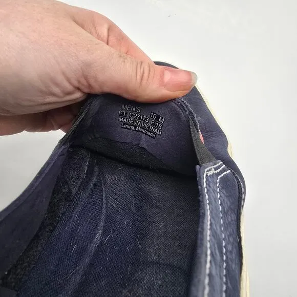 Cole Haan Grandpro Deck slip on navy blue suede casual mens shoes 10