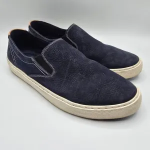 Cole Haan Grandpro Deck slip on navy blue suede casual mens shoes 10
