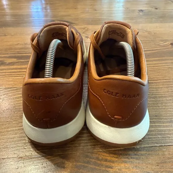 Cole Haan GrandPro Tennis Casual Woodbury Handstain Leather Shoes Mens Sz 12