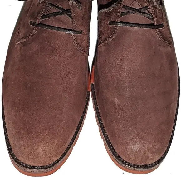 Cole Haan Gran.OS Suede Plum Chukka Sz 10.5 Excellent