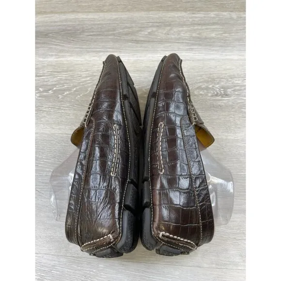 Cole Haan Howland C07504 Men's US 9M Brown Leather Penny Moccasin Loafer