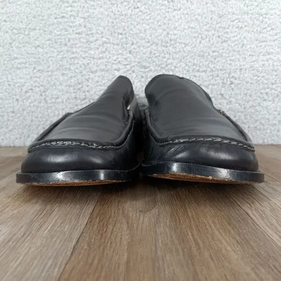 Cole Haan Italy Resort Men's Size 13 Black Leather‎ Slip On Dress Shoes Loafers