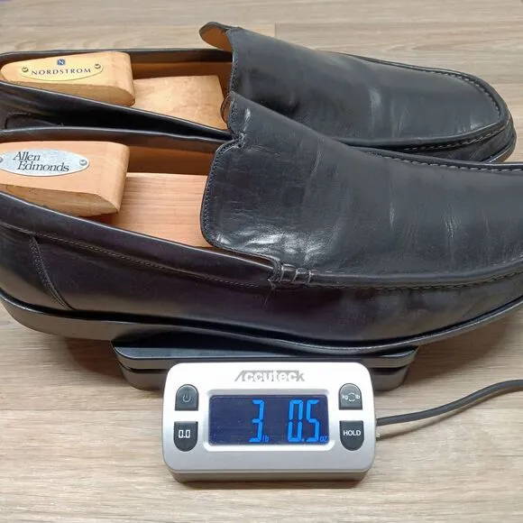 Cole Haan Italy Resort Men's Size 13 Black Leather‎ Slip On Dress Shoes Loafers