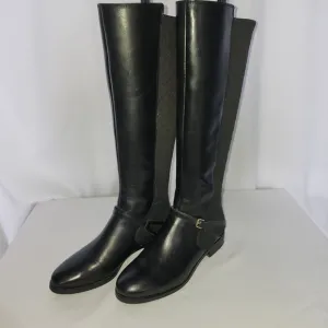 COLE HAAN Knee high black leather boots US sz 7