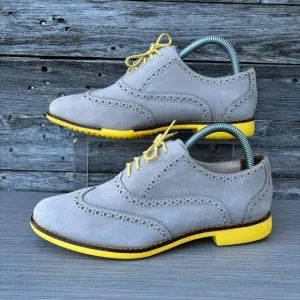 Cole Haan Lunargrand Suede Wingtip Oxford Shoes