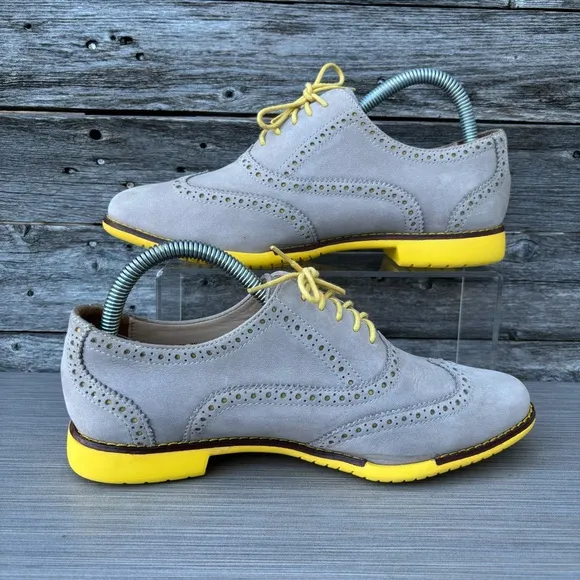 Cole Haan Lunargrand Suede Wingtip Oxford Shoes