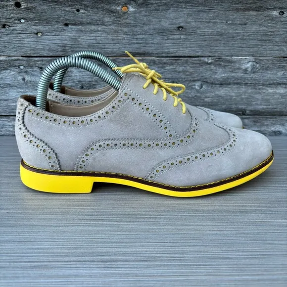 Cole Haan Lunargrand Suede Wingtip Oxford Shoes