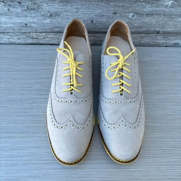 Cole Haan Lunargrand Suede Wingtip Oxford Shoes