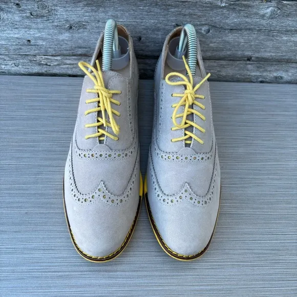 Cole Haan Lunargrand Suede Wingtip Oxford Shoes