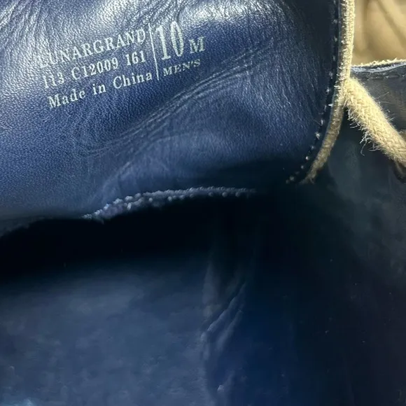 COLE HAAN LunarGrand Tan Suede Burnt Henna Chukka Boots Tan Size 10M