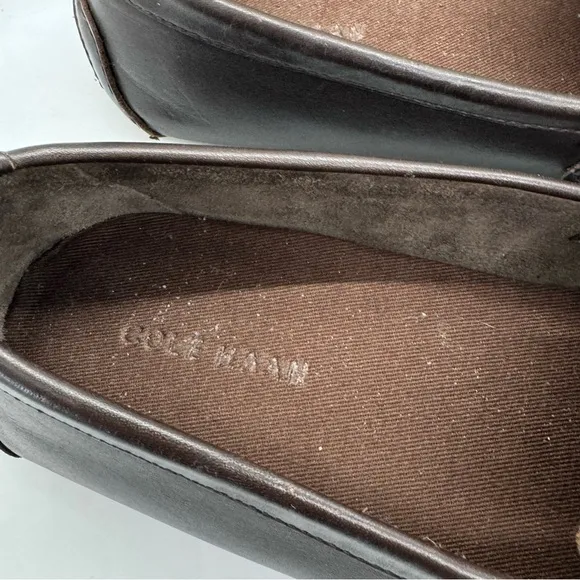 Cole Haan Men Provincetown Bit Loafer Driver Dark Brown Leather Size 13 M