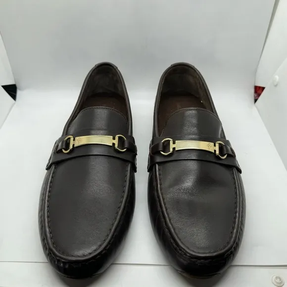 Cole Haan Men Provincetown Bit Loafer Driver Dark Brown Leather Size 13 M