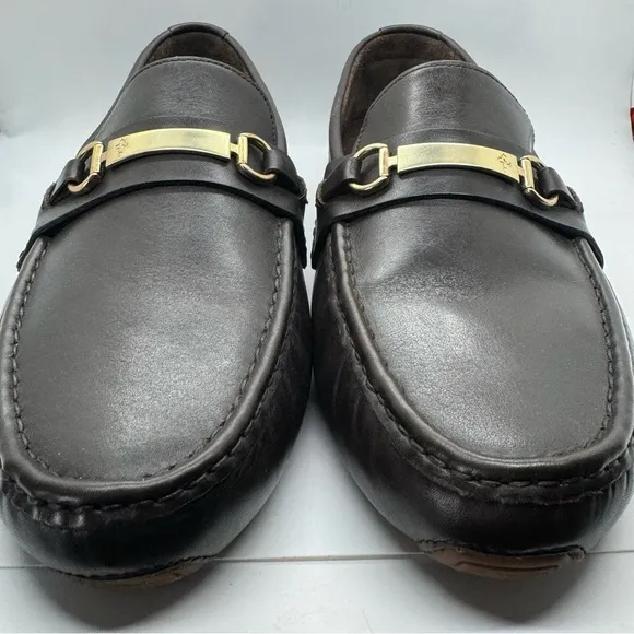 Cole Haan Men Provincetown Bit Loafer Driver Dark Brown Leather Size 13 M