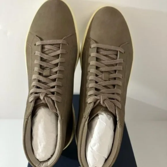 COLE HAAN Men's Grand Crosscourt Modern Suede Sneakers Green 7.5  NEW IN BOX