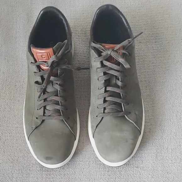 Cole Haan Men's Grandpro Olive and Brown  Tennis Sneakers Sz-11.5
