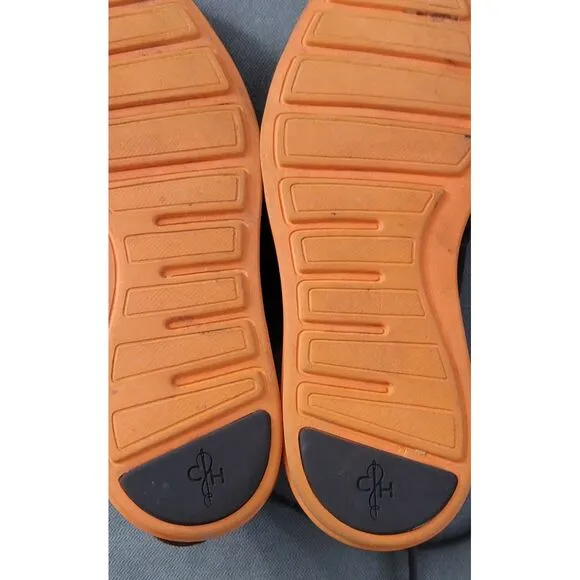 Cole Haan Men's Lunargrand Wing Tip Suede‎ Shoes Dark Brown/Orange Size 9 M
