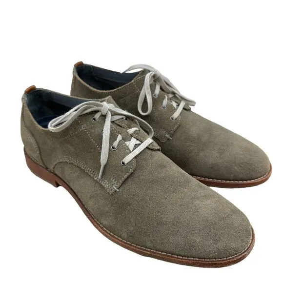 Cole Haan Mens Size 11.5 M Feathercraft Grand Blucher Shoes Oxford Suede C29704