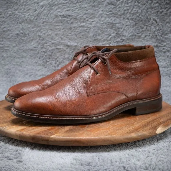 Cole Haan Men's Size 9.5 M- Brown Leather Watson Chukka ll Mahogany - C26151