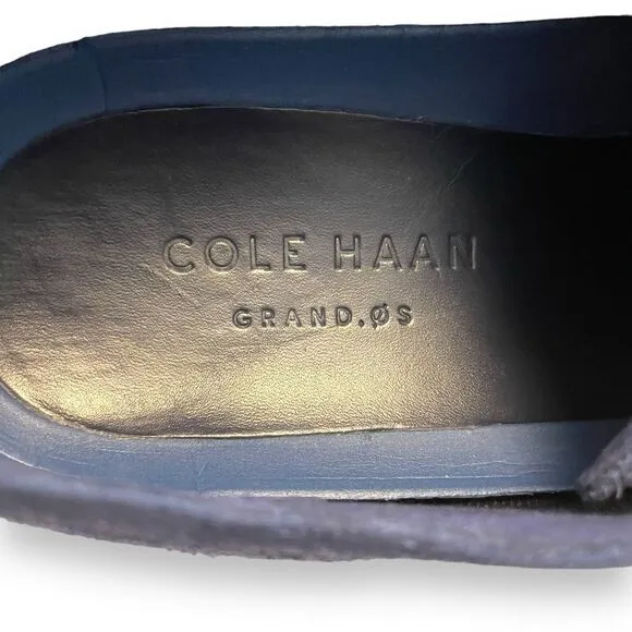 Cole Haan Navy Blue Zerogrand Wingtip Oxfords