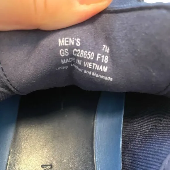 Cole Haan Navy Blue Zerogrand Wingtip Oxfords