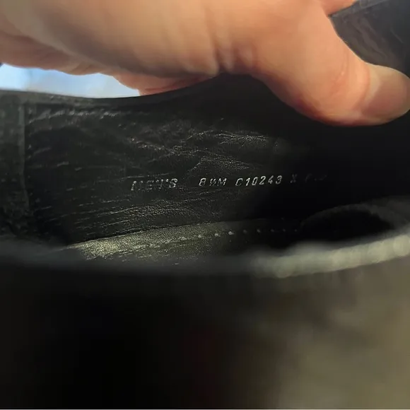 Cole Haan Nike Air Madison black leather dress shoes