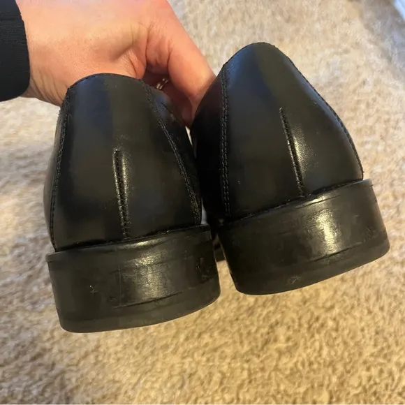 Cole Haan Nike Air Madison black leather dress shoes