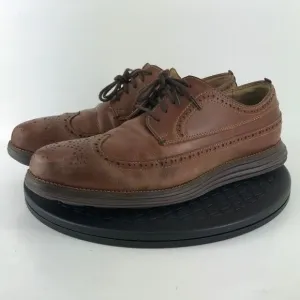 Cole Haan Original Grand OS Brown Leather Wingtip Shoes C27845 Men's Size 9.5 W