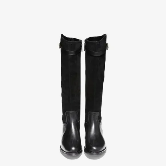 Cole Haan Original Grand Tall Boots Leather Suede  Size 6.5