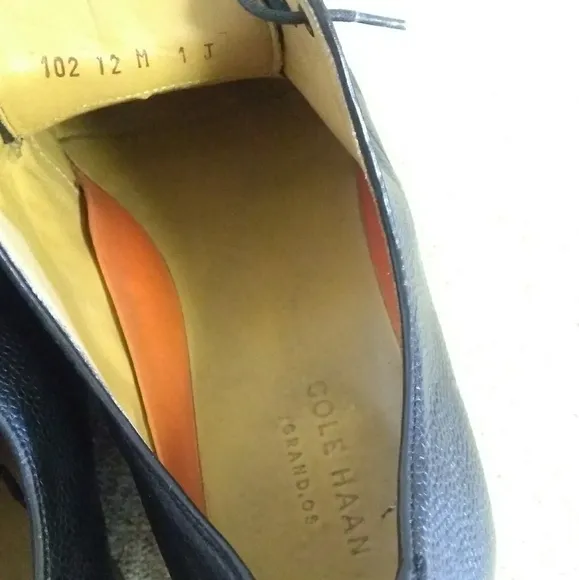 Cole Haan Pebbled Leather Oxford Shoes