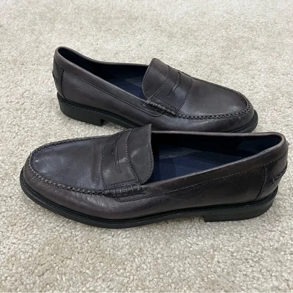 Cole Haan Pinch Penny Loafer  Weekender Mens Leather Shoes Grey Size 13 M C21971