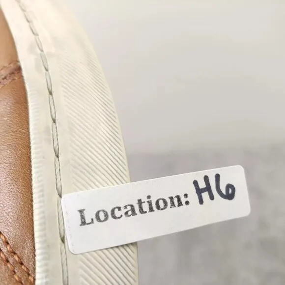 Cole Haan Trafton Mens Size 10 Shoes Brown Leather Sneakers Lace Up C22687