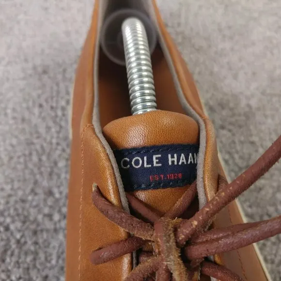 Cole Haan Trafton Mens Size 10 Shoes Brown Leather Sneakers Lace Up C22687