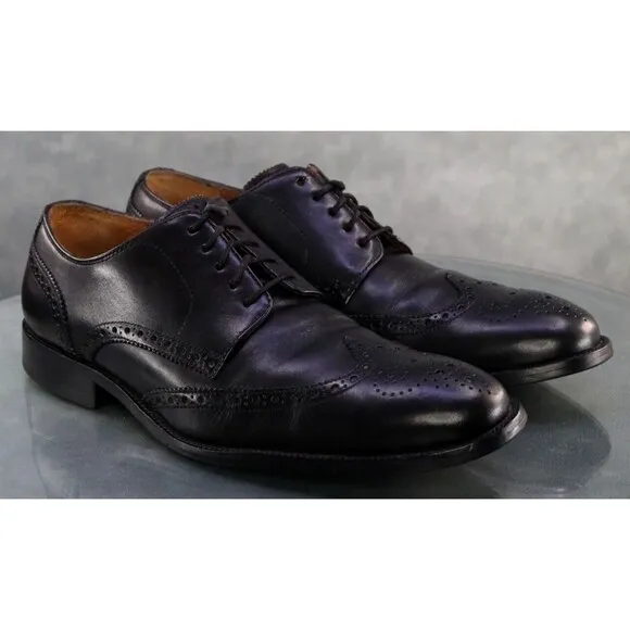 Cole Haan Williams $140 Men's Wingtip Brogue Dress Shoes Size 10 Leather C22270
