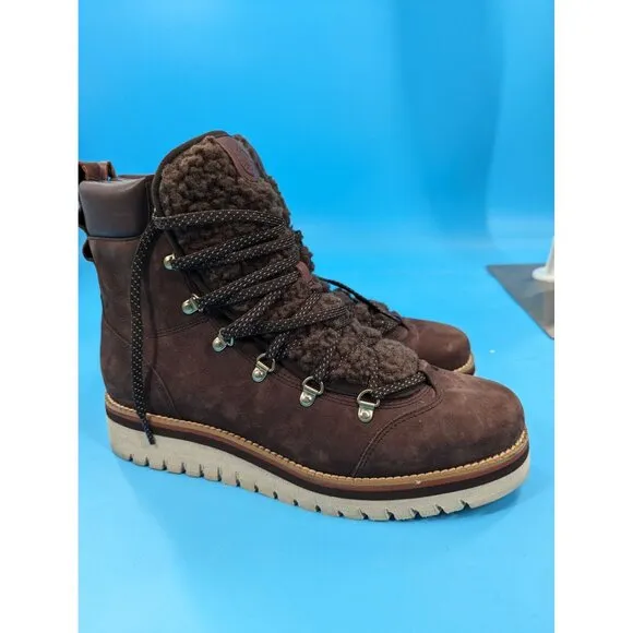 Cole Haan Women's Lodge Zerogrand NEW Lug‎ Hiker Boots $220 MSRP SIZE 10