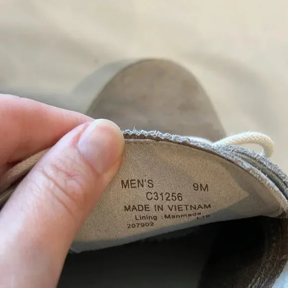 Cole Haan Zerogrand Stitchout Oxford shoes gray suede men’s 9 9M EUC