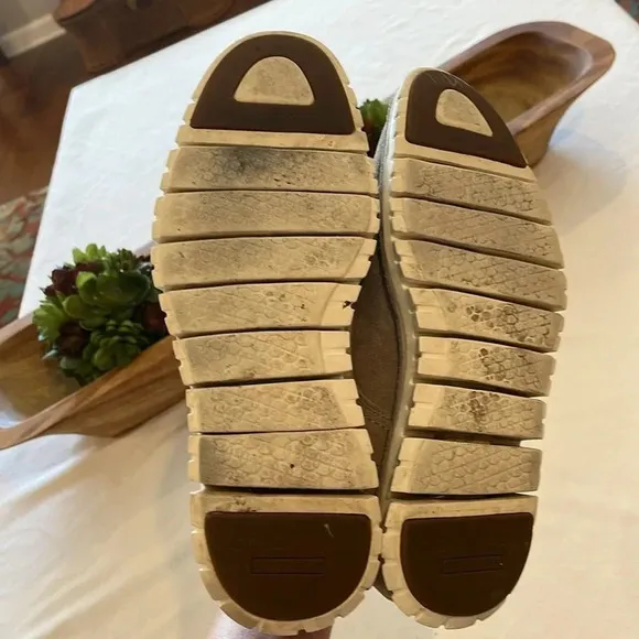Cole Haan Zerogrand Stitchout Oxford shoes gray suede men’s 9 9M EUC