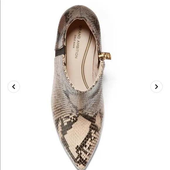 COLE HAANGrand Ambition Arietta Snake Print Bootie