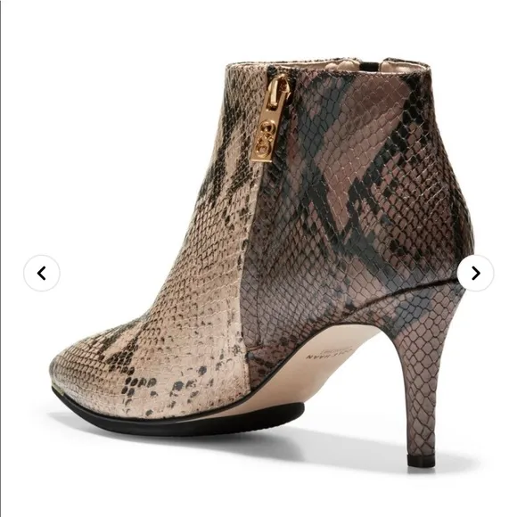 COLE HAANGrand Ambition Arietta Snake Print Bootie